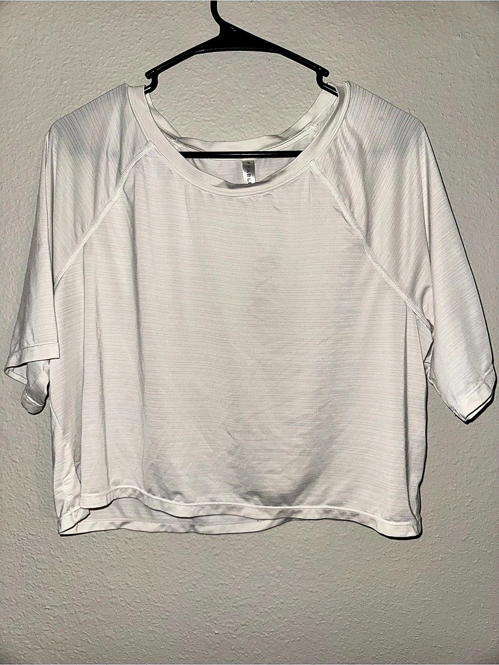 Fabletics Athletic Short Sleeve Top White XL